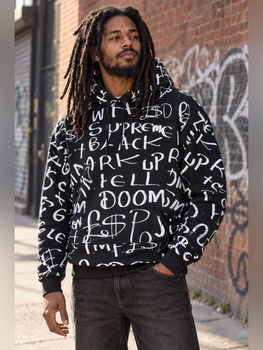 Supreme x Lee “Scratch” Perry Black Ark Hooded Sweatshirt, FW20,